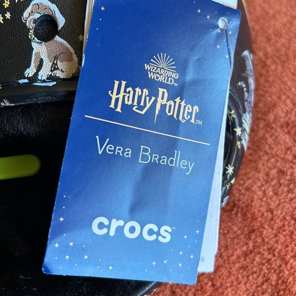 Harry Potter Vera Bradley,Crocs Size 14 Sandals Wizarding World Fur Lined Slides - Picture 9 of 11